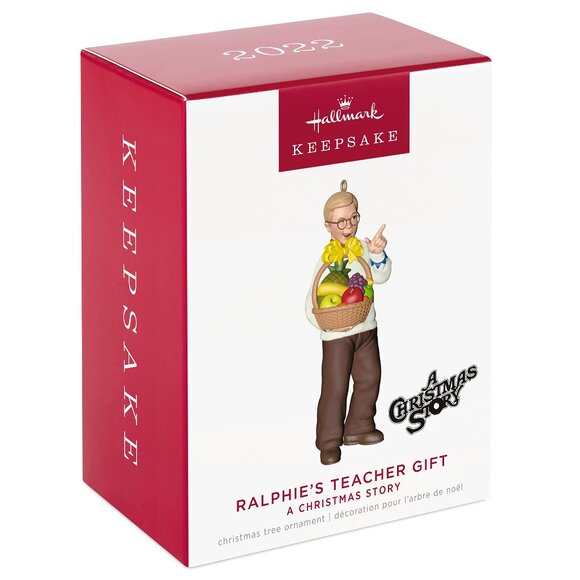 New! A Christmas Story Hallmark Keepsake Ornament 2022 Ralphie's Teacher Gift - Picture 1 of 5